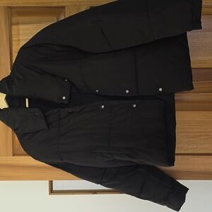Free People Black Puffer Coat Very Warm